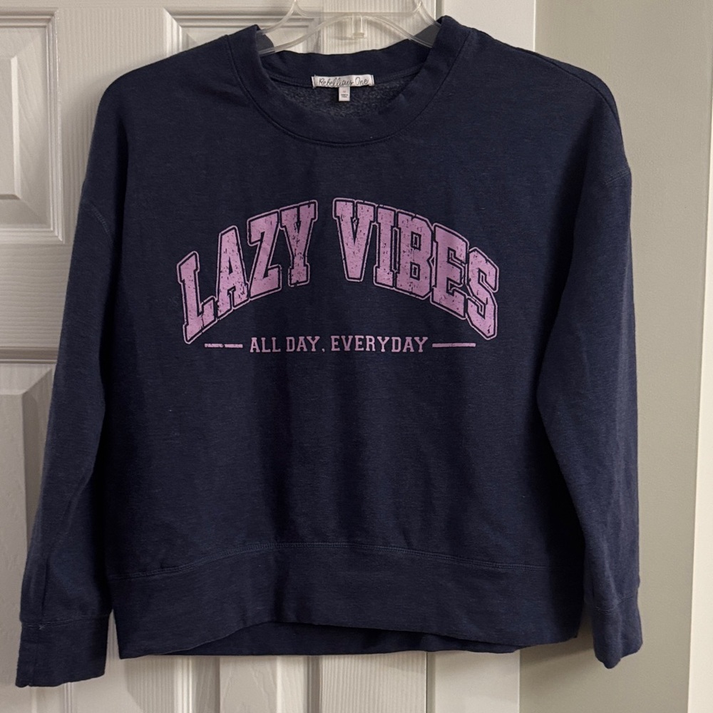 Rebellious One Indigo Pullover